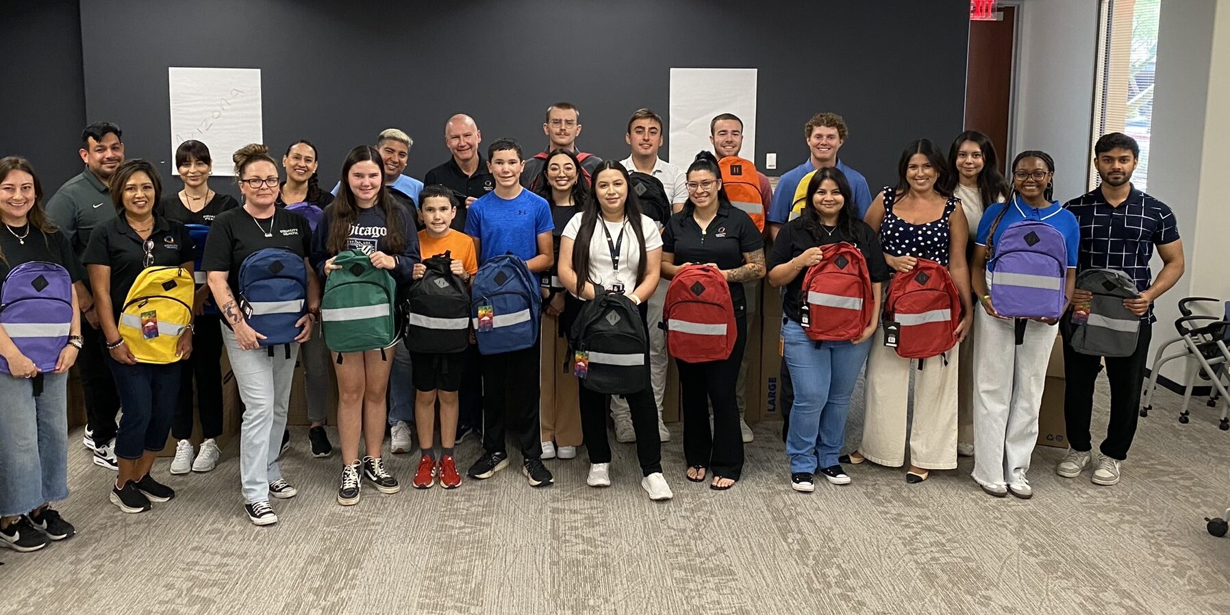 EHF Backpack Volunteers