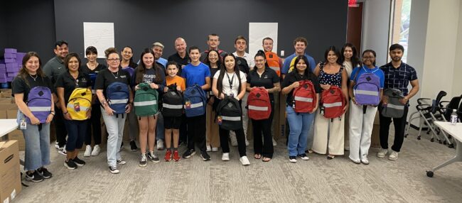 EHF Backpack Volunteers