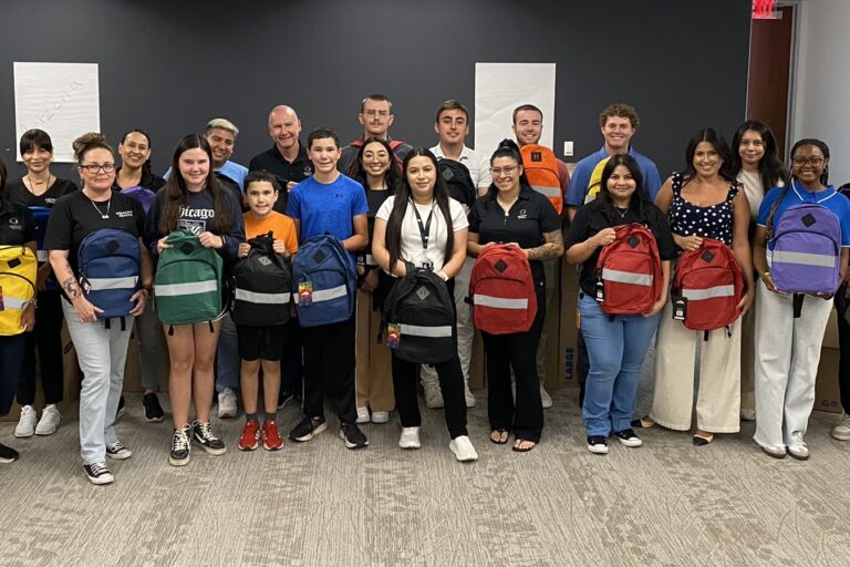 EHF Backpack Volunteers